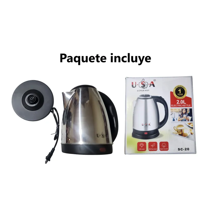 Hervidor de agua eléctrico 2.0L